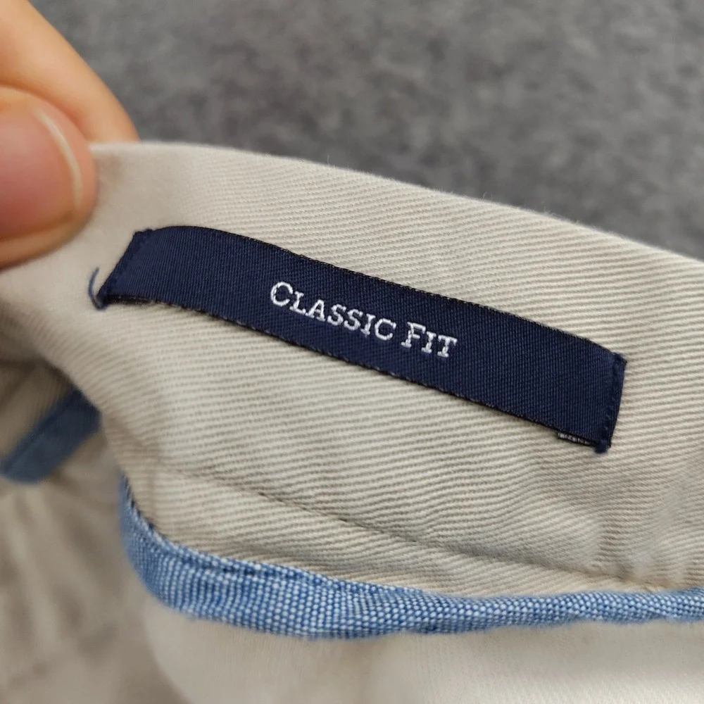Polo Ralph Lauren Mens 46B Classic Fit Pleated Chino Shorts Beige Cotton Preppy
